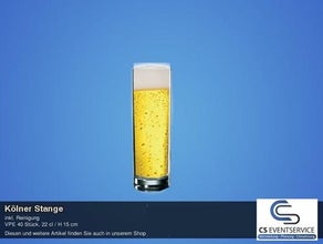 Kölner Stange Kölschglas Bierglas Kölsch