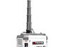 Flutlichtmast - Lichtmast X-Box 4x320 Watt LED 9 Meter Beleuchtungsfläche 5000 qm² - Galerie - Bild 2