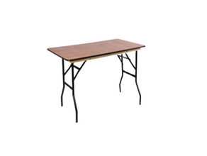 Banketttisch rechteckig 1,2 m mieten – Miettisch, Eventtisch, Veranstaltungstisch, Partytisch