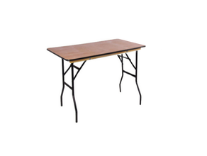 Banketttisch rechteckig 1,2 m mieten – Miettisch, Eventtisch, Veranstaltungstisch, Partytisch