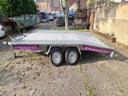 Autotransporter Anhänger 4,58m x 2,10m 2050 KG Zuladung mit Seilwinde Autotansportanhänger PKW Transporter Autotrailer - Galerie - Bild 1