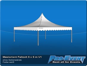 Mastertent Faltzelt 5 x 5 m V1