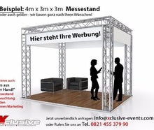 Messestand aus Traversen