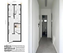 Büroversorger / Küchencontainer/ Bürocontainer mit WC-Damen/ Herren 20 Fuß