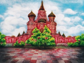 Moskau Kulisse, Kirche, Kathedrale, Roter Platz, Russland