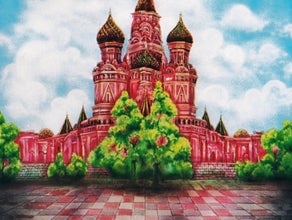 Moskau Kulisse, Kirche, Kathedrale, Roter Platz, Russland