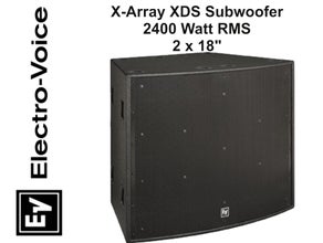 EV Lautsprecher  XDS - Subwoofer 2 x 18" 4800W RMS
