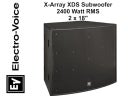 EV Lautsprecher  XDS - Subwoofer 2 x 18" 4800W RMS