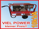Stromerzeuger Generator Stromgenerator Stromaggregat 10KVH Benzin