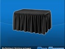Buffetttisch Skirting schwarz - Galerie - Bild 1