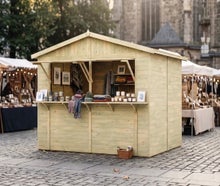 Weihnachtsmarkthutte Markthutte Verkauisstand Foodtruck mieten