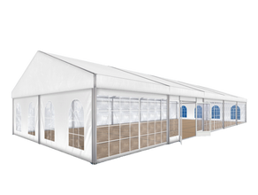 Festzelt 10 x 25 m mit Boden mieten – Veranstaltungszelt, Festzelt, Eventzelt, Partyüberdachung