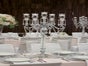 5-Arm Kristall Kerzenständer silber Kerzenleuchter inkl. Glasaufsatz Chiavari Tiffany Stuhlhusse Hochzeit Stuttgart  - Galerie - Bild 3