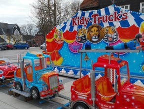 Kindereisenbahn, Kinderkarussell, Karussell Kidy-Trucks