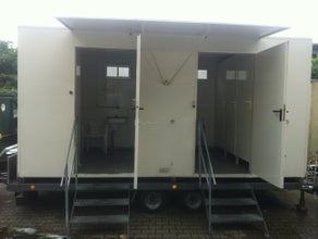 Toilettenwagen für Events aller Art, Kanalanschluss erforderlich