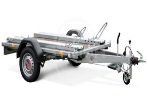 Motorradtransporter mit Plattform für 1 Motorrad