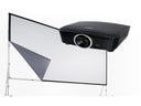 Präsentationsset XL Leinwand und Beamer, Bildwand und Datenprojektor, Videobeamer
