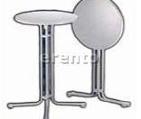 Stehtisch Typ "Dart" weiß, Ø 85cm
