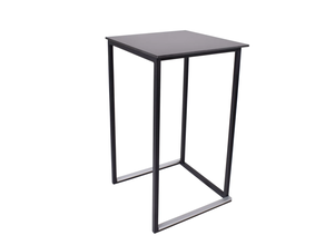 Stehtisch Kubix, Schwarz, 70cm x 70cm