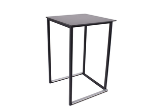 Stehtisch Kubix, Schwarz, 70cm x 70cm