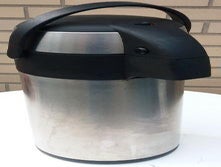 Thermoskanne, Pumpkanne für Heiss- oder Kaltgetränke 5 ltr.  oder 3 ltr.
