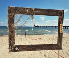Maritimer Bolderrahmen - Fotorahmen - Hochzeits Foto