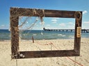 Maritimer Bolderrahmen - Fotorahmen - Hochzeits Foto