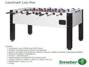 Leonhart LEO S4P Sport ed. (leo.soccer sport) Tischkicker - Tischfussball - Kickertisch - Kicker XXL Kicker, Riesenkicker