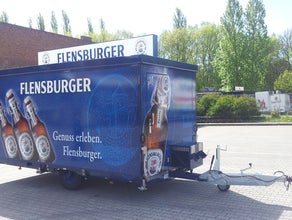 Großer Bierwagen / Ausschankwagen 4-ltg mit Kühlzelle (Flensburger)