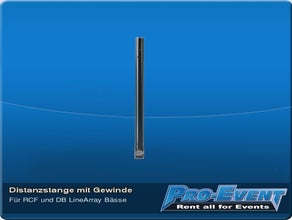 Distanzstange mit Gewinde