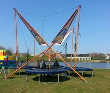 Kombipaket - Trampolin + Hindernisparcours mieten