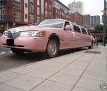 Stretchlimousine Pink Lincoln Town Car Strech limo