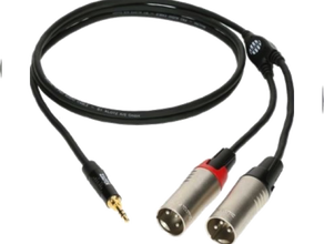 XLR auf 3,5mm Klinke Kabel 1,5 m mieten – Kabel & Adapter