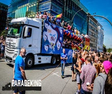 Paradetruck Doppelstock mobile VIP Lounge mit Bar