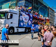 Paradetruck Doppelstock mobile VIP Lounge mit Bar
