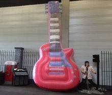 Gitarre - Aufblasbar - Rockmusik  - Dekoration - Event