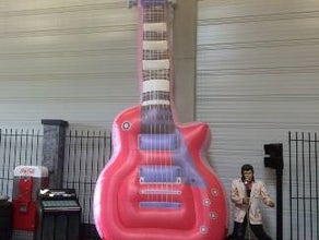 Gitarre - Aufblasbar - Rockmusik - Dekoration - Event