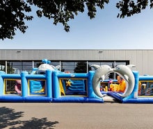 XXL Hüpfburg Seaworld Delfin Meereswelt