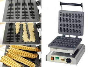 Waffeleisen für Waffeln am Stiel