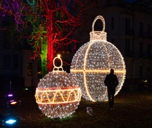 Lichtkugel 3 Gigant  - Weihnachtsbaumkugel - Licht Skulptur
