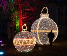 Lichtkugel 3 Gigant - Weihnachtsbaumkugel - Licht Skulptur
