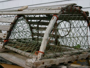 Hummerfangkasten, Hummerkäfig, Hummer, Fisch, Fischerei, Maritim