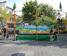 Kinder Niedrigseilgarten