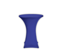 Stehtischset blau