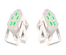 Scheinwerferset IV – 2x LED Scheinwerfer mieten (HEX LED – RGBWA+UV) LED Lichtanlage Lichttechnik Licht Partybeleuchtung Scheinwerfer