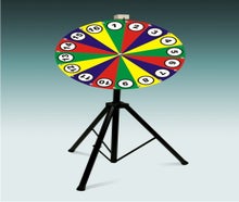 Glücksrad 80 cm PVC mit höhenverstellbaren Stativ