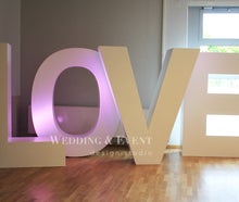 XXL Buchstaben LOVE Schriftzug H: 1,90m Hochzeit Event Chiavari