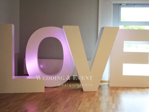 XXL Buchstaben LOVE Schriftzug H: 1,90m Hochzeit Event Chiavari