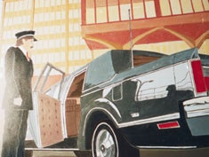Cadillac Kulisse, Amerika, USA, Bühnenbild, Auto
