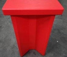 Stehtisch "SLIDE X2" in rot (Beleuchtung möglich)